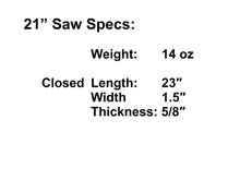 Load image into Gallery viewer, Sven Saws- 21" Blade