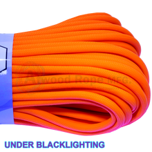 Load image into Gallery viewer, 550 Paracord- Neon Orange 100ft. 550 lb. Tensile Strength