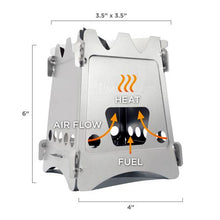 Load image into Gallery viewer, Emberlit- Original Stainless Lightweight Backpacking Stove